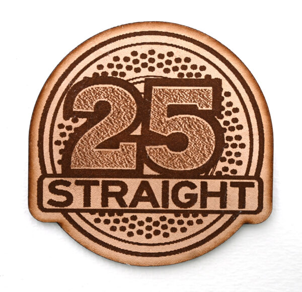 25 Straight Leather Patches - 20 pack - Image 2