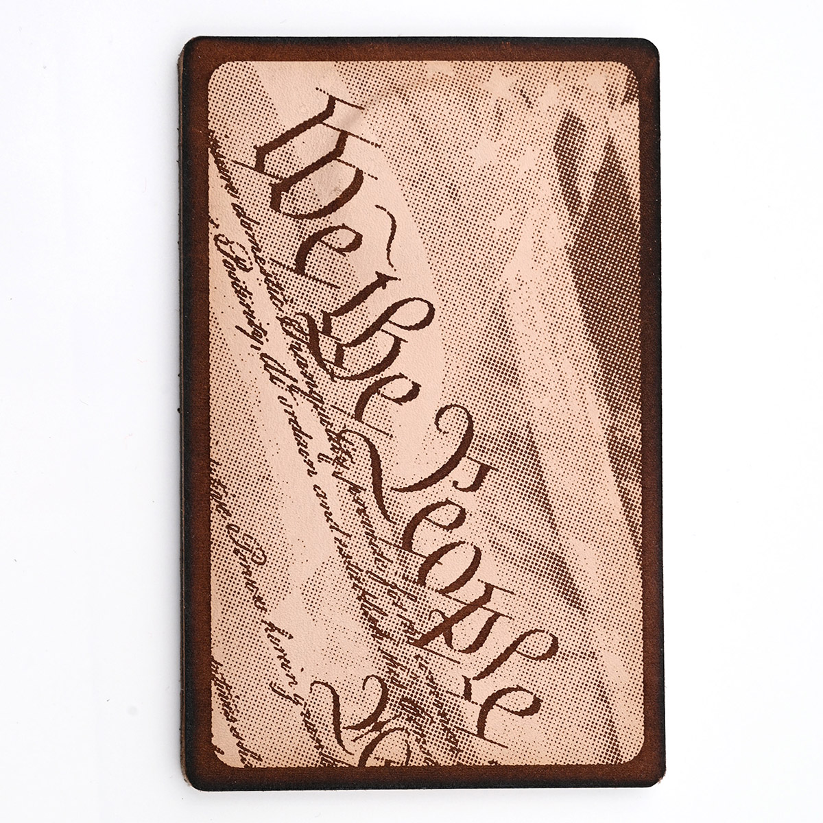 We The People Leather Muzzle Rest - Image 3